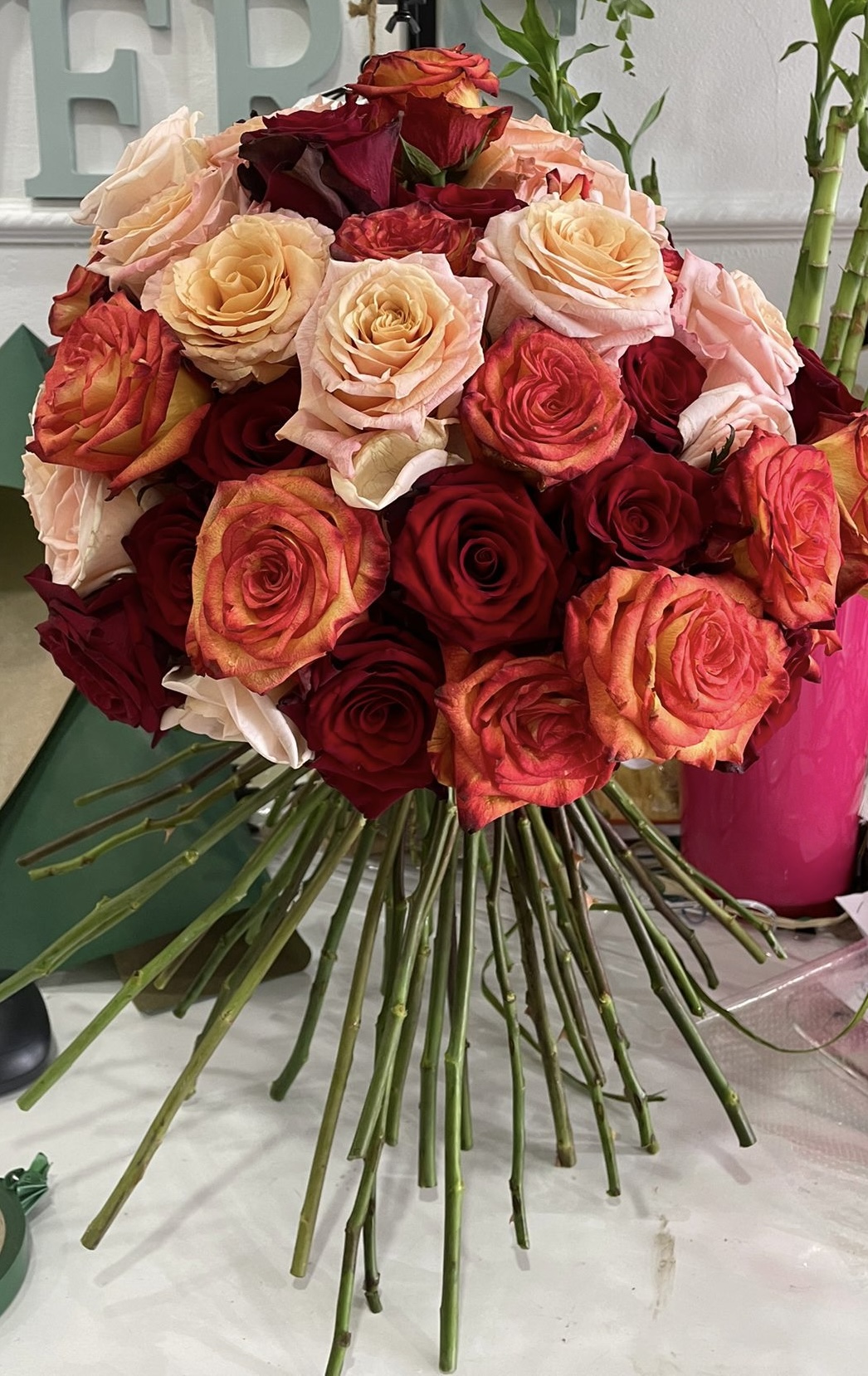 RAMO ROSAS COLORIDO S